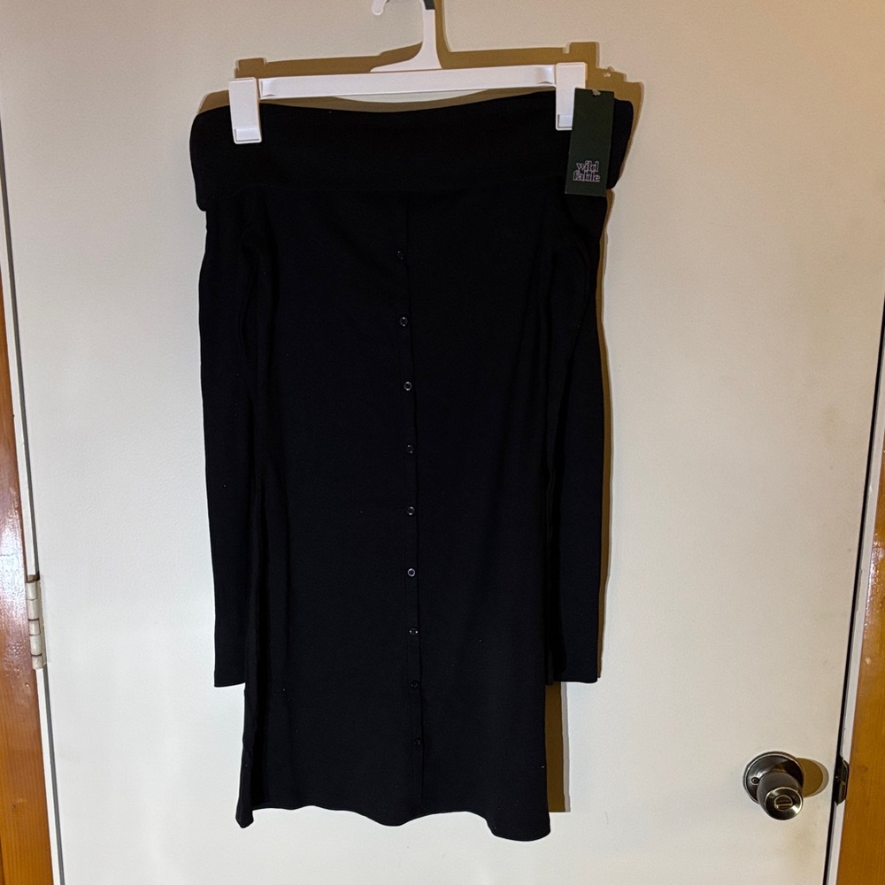 Wild Fable Iff Shoulder Black dress